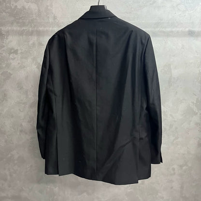 Black Tailored Suit Jacket by Loewe