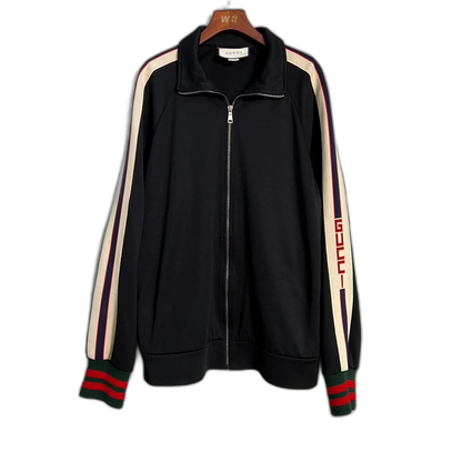 Gucci Black Logo Track Jacket