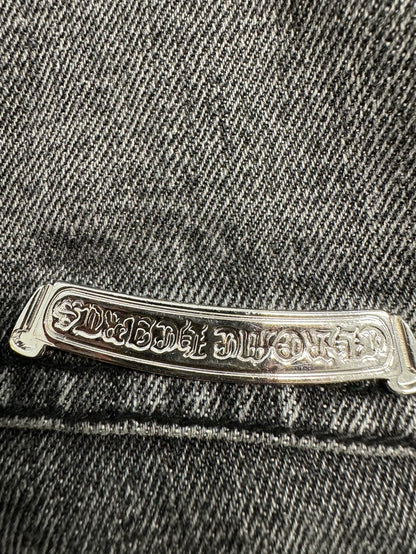 Chrome Hearts Black White Flame Jeans-yf