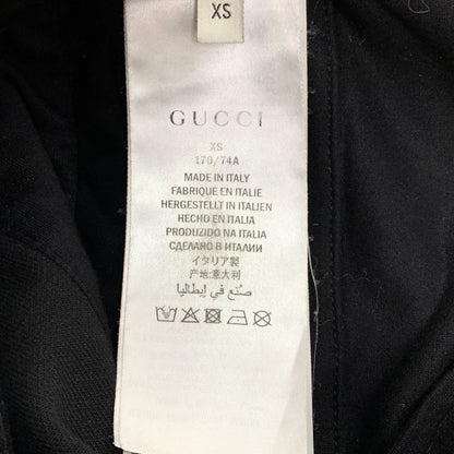 Gucci Black Logo Striped Jogging Pants