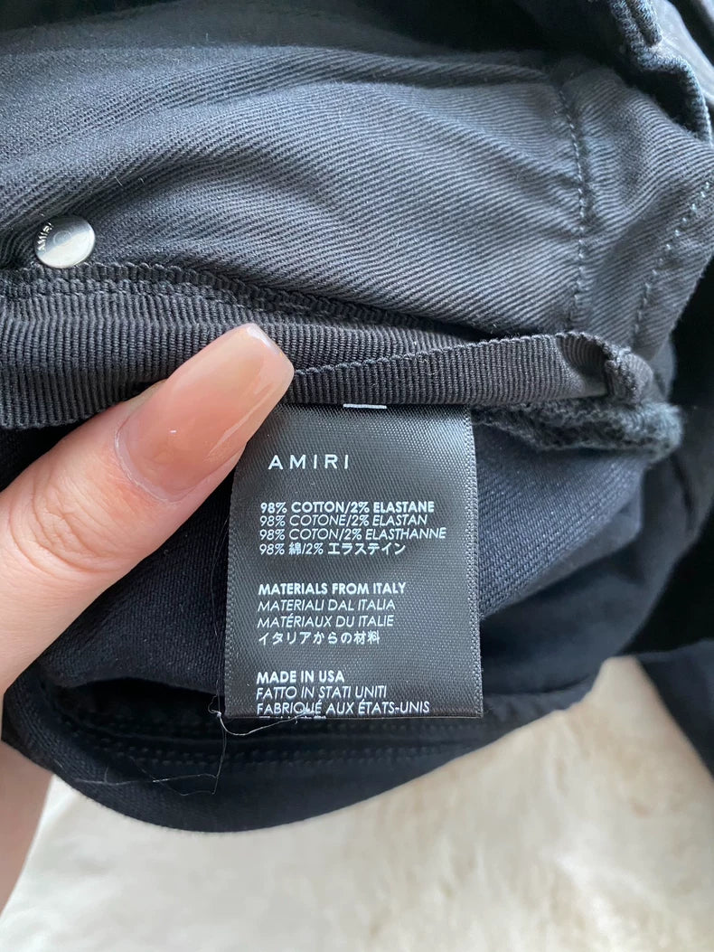 Amiri Black MX2 Denim Pants