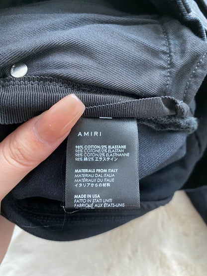 Amiri Black MX2 Denim Pants
