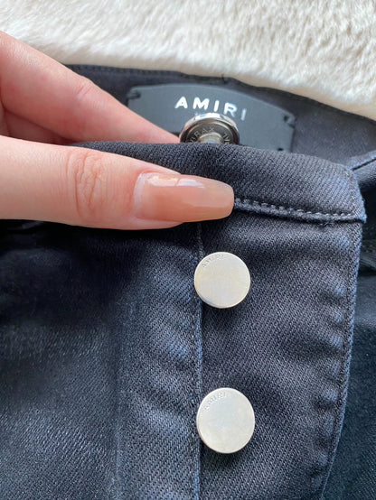 Amiri Black MX2 Denim Pants