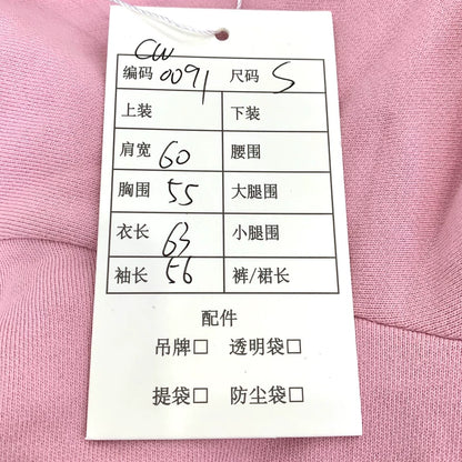 Pink Celine Logo Hooded Sweatshirt