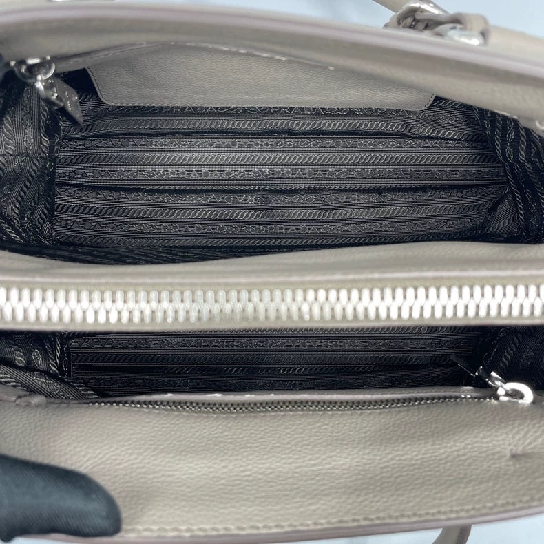 Prada Daino Leather Handbag with Strap