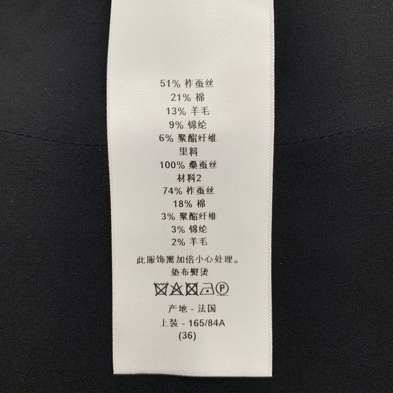 Christian Dior Brown Houndstooth Double-Breasted Jacket