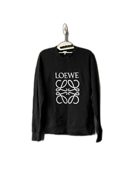 Loewe Black Embroidered Sweatshirt