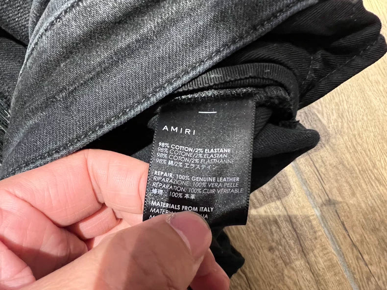 Amiri Mx1 Patchwork Denim Pants