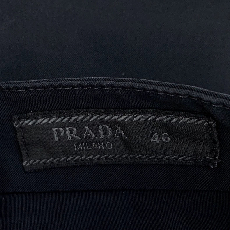 Black Velcro Casual Jeans by Prada