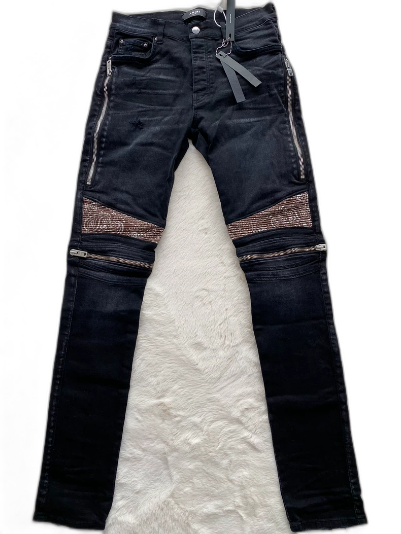 Amiri Black Water Washed Casual Pants