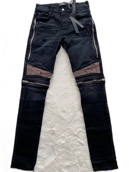 Amiri Black Water Washed Casual Pants