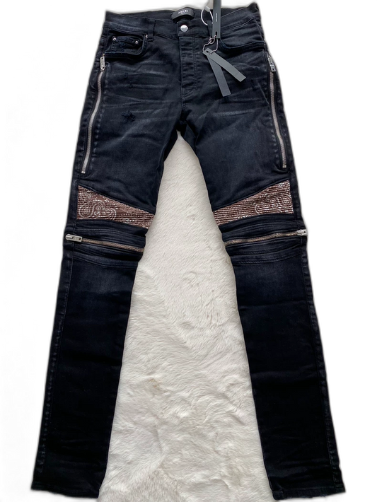 Amiri Black Water Washed Casual Pants