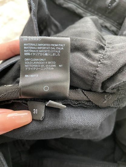 Amiri Black Water Washed Casual Pants