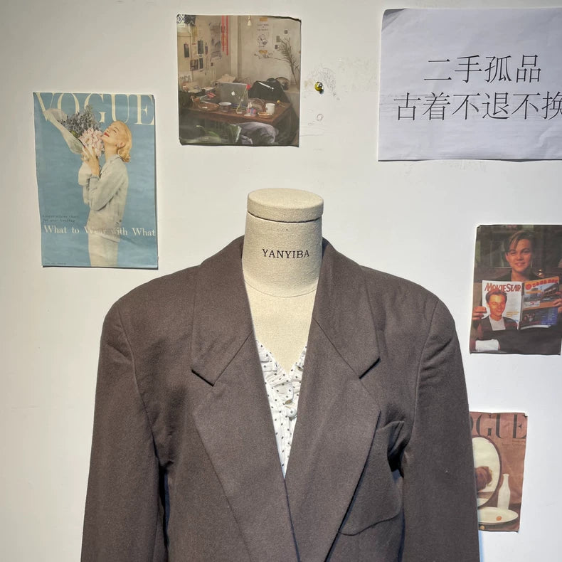 Vintage Dior Double-Breasted Wool Jacket