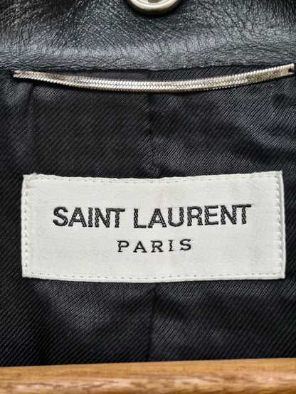 Saint Laurent Vintage Black Leather Jacket