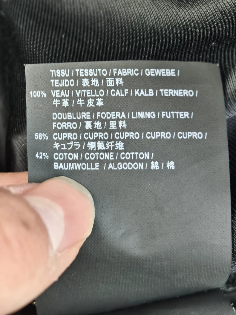 Saint Laurent Vintage Black Leather Jacket