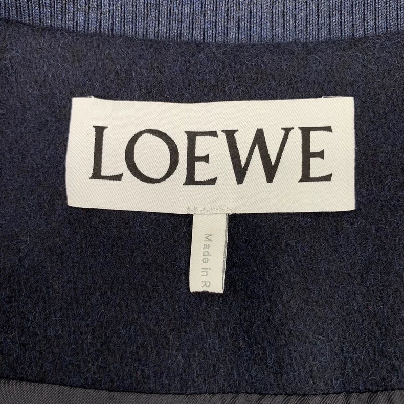 Loewe Colorblock Wool Baseball Jacket