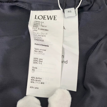 Loewe Colorblock Wool Baseball Jacket
