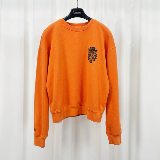 Chrome Hearts Orange Sword Print Sweatshirt-yf