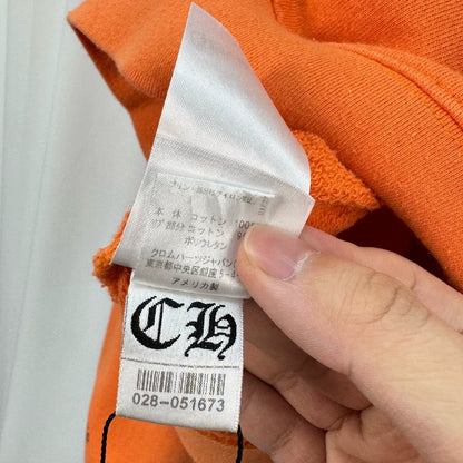Chrome Hearts Orange Sword Print Sweatshirt-yf