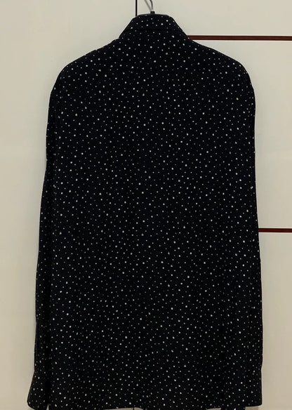 Saint Laurent Silk Splash Dot Shirt