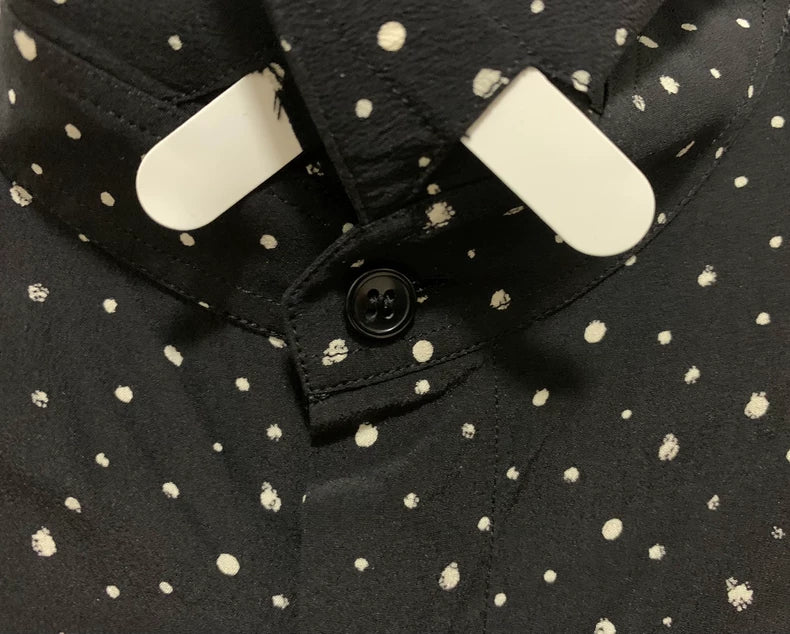 Saint Laurent Silk Splash Dot Shirt