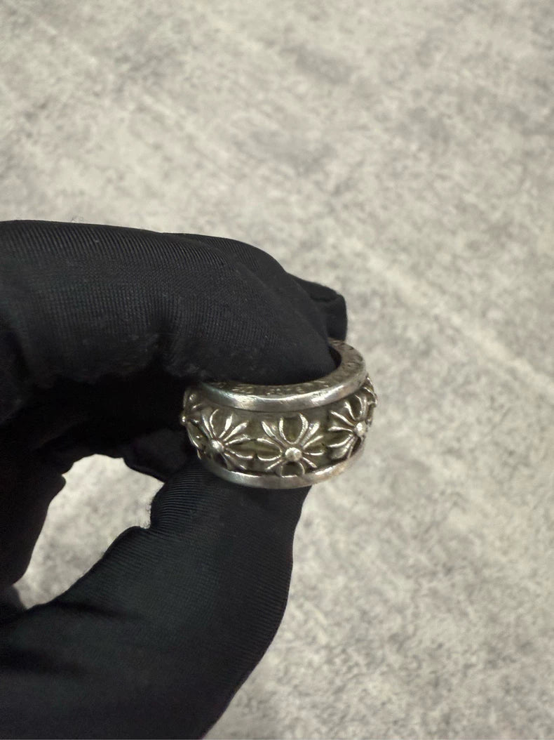 Chrome Hearts Rotating Cross Ring-yf