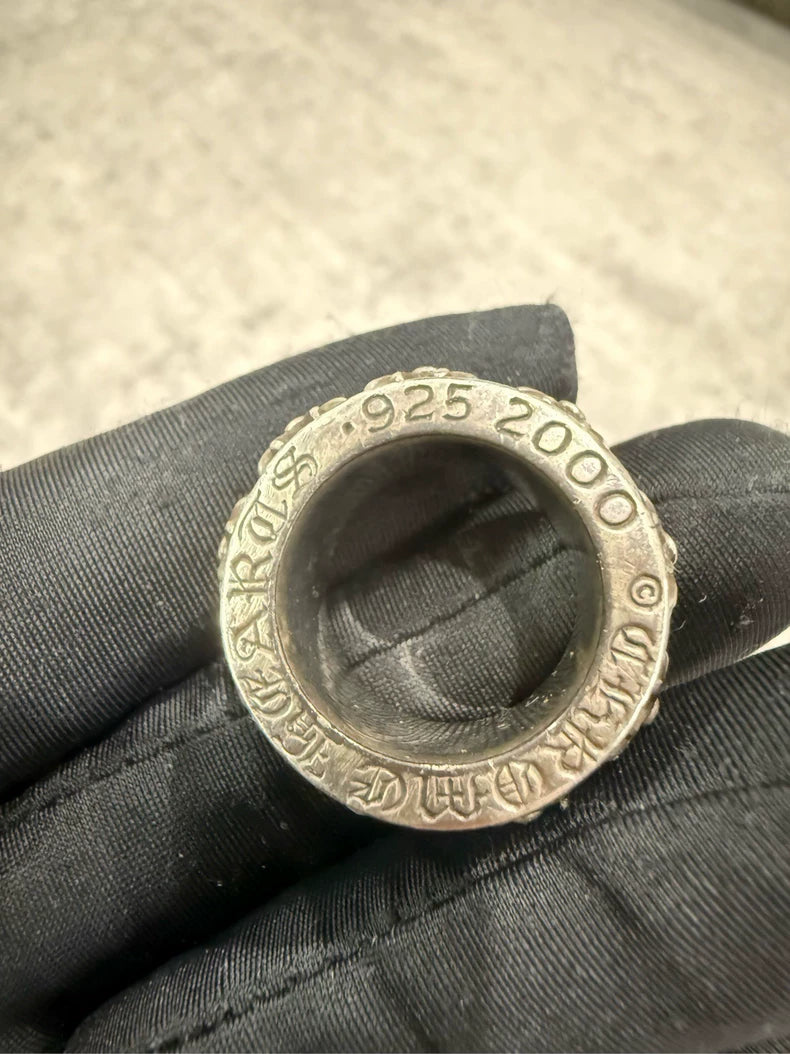 Chrome Hearts Rotating Cross Ring-yf