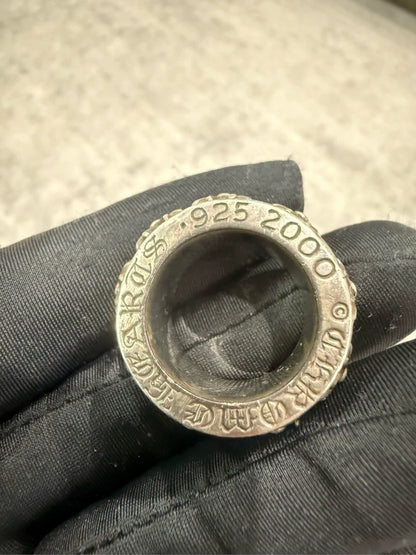 Chrome Hearts Rotating Cross Ring-yf