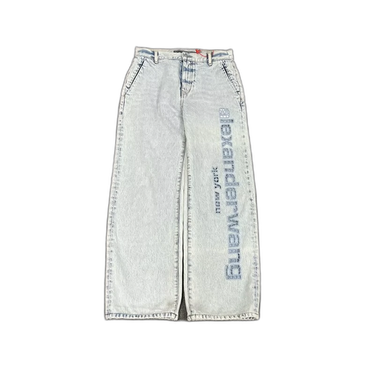 Alexander Wang Large Logo Washed Jeans