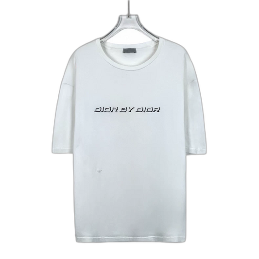 Dior Logo Print Cotton Short Sleeve T-Shirt