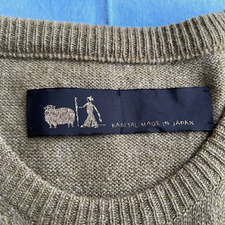 KAPITAL Wool Knit Sweater