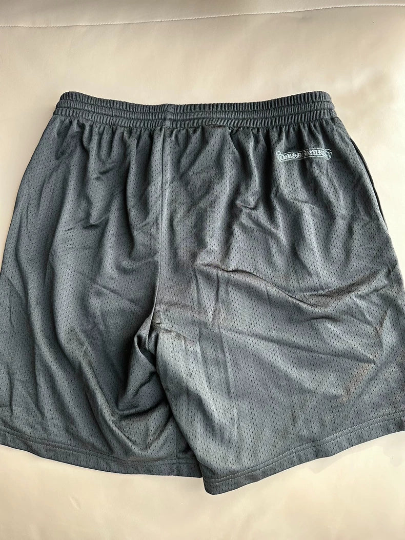 Black Mesh Hockey Shorts by Chrome Hearts