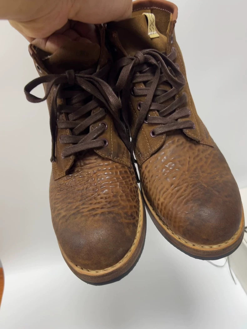 Visvim Brigadier Boots Folk Dark Brown