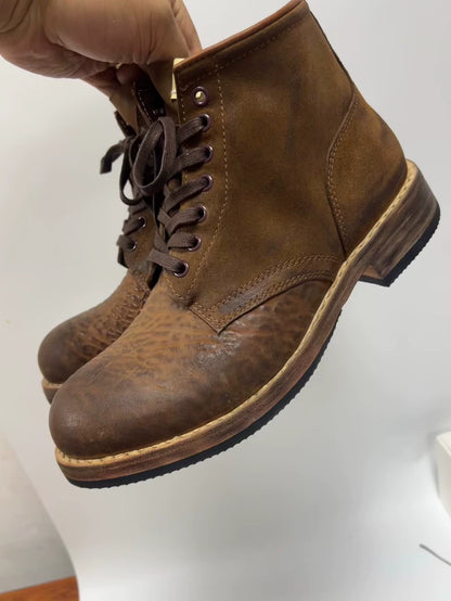 Visvim Brigadier Boots Folk Dark Brown