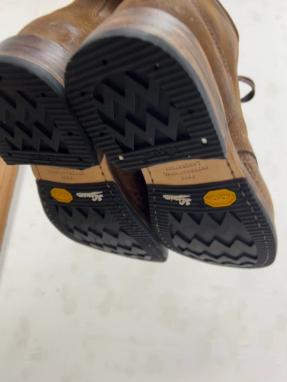 Visvim Brigadier Boots Folk Dark Brown