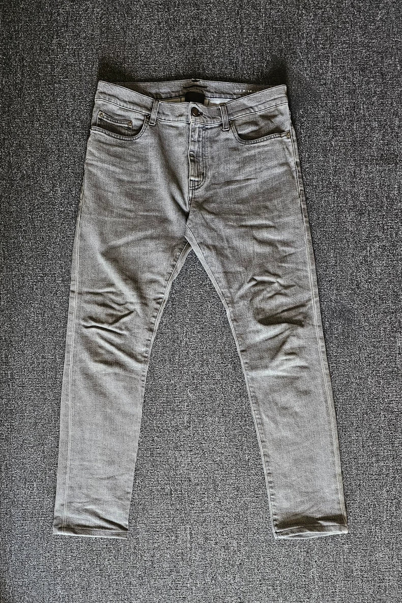 Saint Laurent Gray D02 Modified Jeans-yf