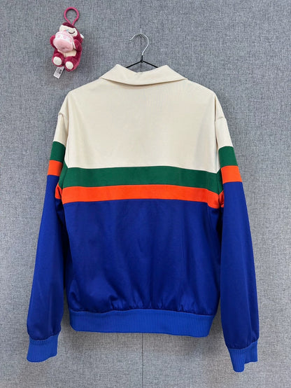 Gucci Color Block Jacket in Blue and White