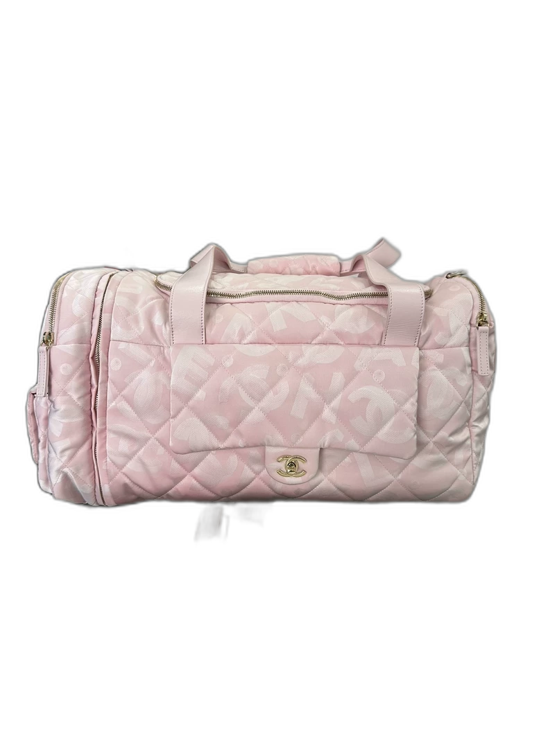 Chanel Pink Ski Bag With Detachable Strap