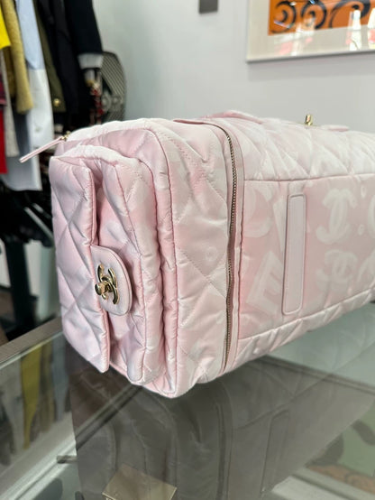 Chanel Pink Ski Bag With Detachable Strap