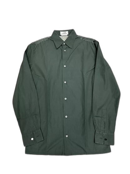 Hermes Polka Dot Long Sleeve Shirt