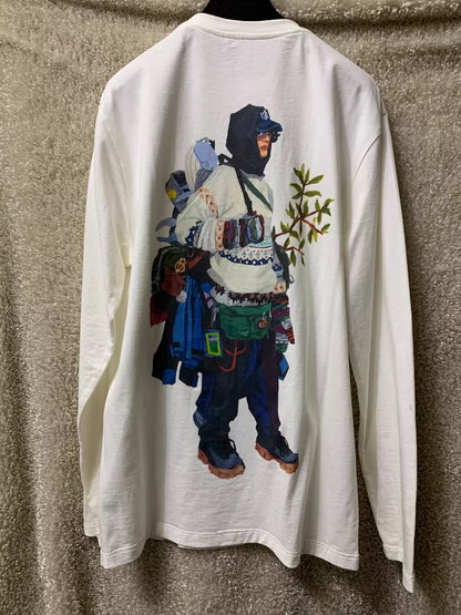 Loewe Men's Long Sleeve Round Neck T-shirt