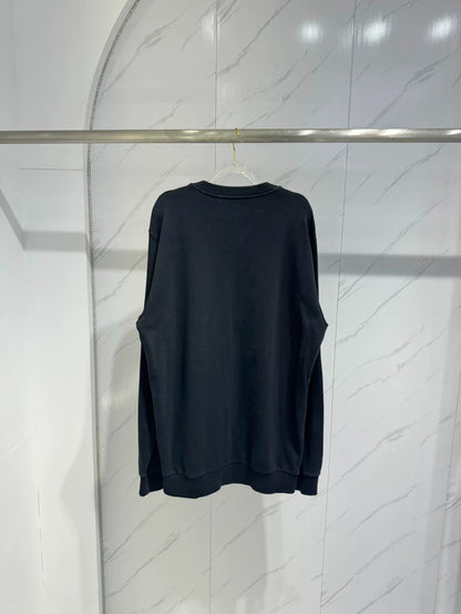 Givenchy Show style dog head fleece-lined sweatshirt