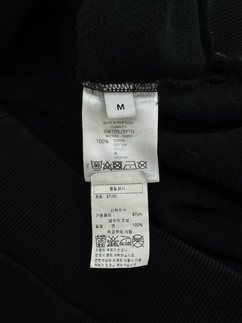 Givenchy Show style dog head fleece-lined sweatshirt