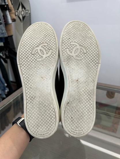 Chanel Black Logo Sneakers for Women