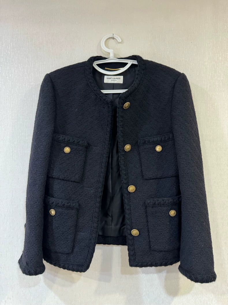 Short Sleeve Woven Jacket by Saint Laurent