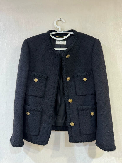 Short Sleeve Woven Jacket by Saint Laurent