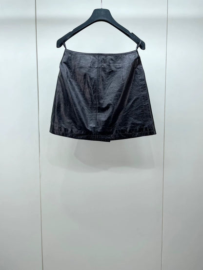 Dior Leather Skirt in Excellent Condition