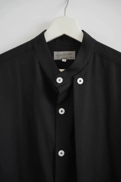 Yohji Yamamoto Black Wool Shirt