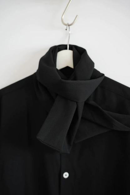 Yohji Yamamoto Black Wool Shirt